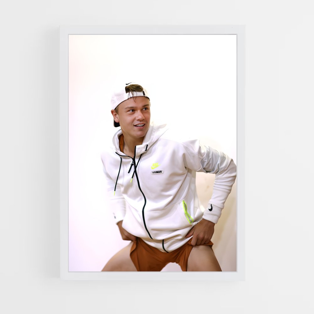 Poster Holger rune – affiche Tennis (vue 3)